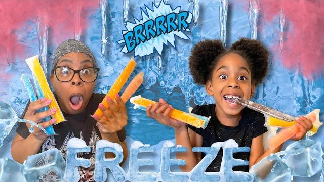 Freeze popsicle challenge ️ Freeze popsicle challenge ️