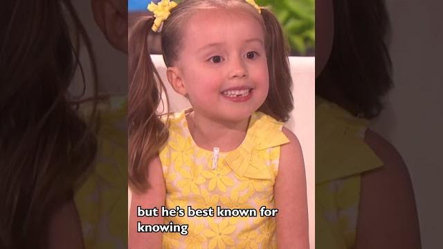 Adorable 6-year-old kid expert teaches ellen about famous scientists Adorable 6-year-old kid expert teaches ellen about famous scientists