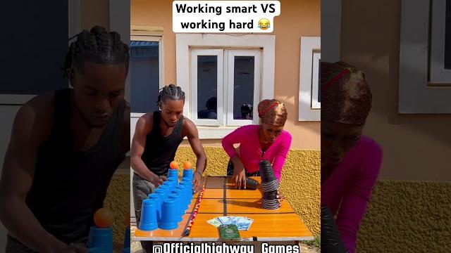 Working smart vs working hard #youtube #funny #trend #viral #shorts #video #game #fyp #challenge Working smart vs working hard #youtube #funny #trend #viral #shorts #video #game #fyp #challenge