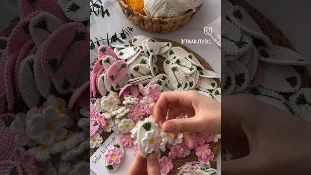 Crochet hair clip. #crochet #crochê #diycraft #diyprojects #art #knitting #hairclip #diyclip #usa Crochet hair clip. #crochet #crochê #diycraft #diyprojects #art #knitting #hairclip #diyclip #usa