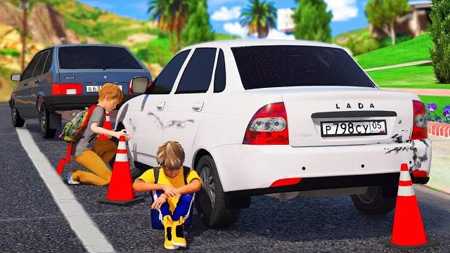Оперская езда в gta 5 - попал в дтп на оперской приоре во время суеты! неудачное исполнение! вотер Оперская езда в gta 5 - попал в дтп на оперской приоре во время суеты! неудачное исполнение! вотер