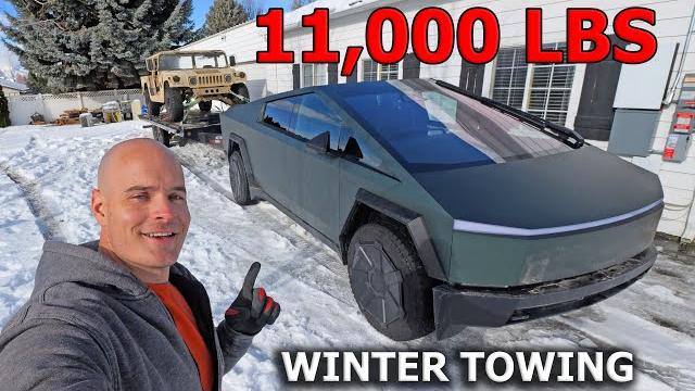 How far can the cybertruck tow 11,000lbs in freezing weather? How far can the cybertruck tow 11,000lbs in freezing weather?