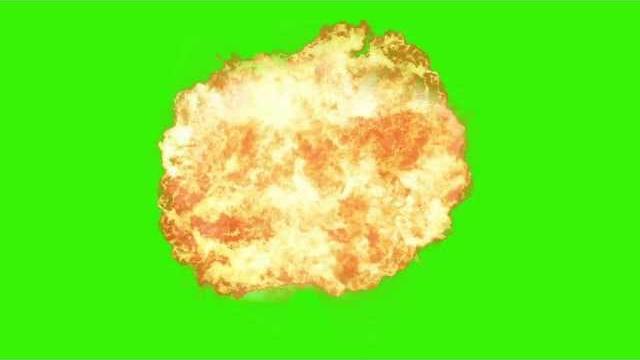 Explosion croma key green screen Explosion croma key green screen