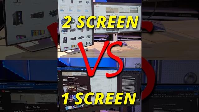 Dual monitors or curved monitor setup? Dual monitors or curved monitor setup?