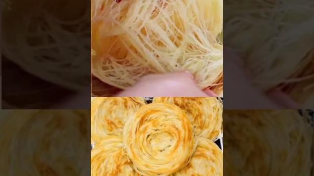 Karachi famous lachha paratha|miltilayer lachha paratha|bun paratha recipe(ramadan special)#shorts Karachi famous lachha paratha|miltilayer lachha paratha|bun paratha recipe(ramadan special)#shorts