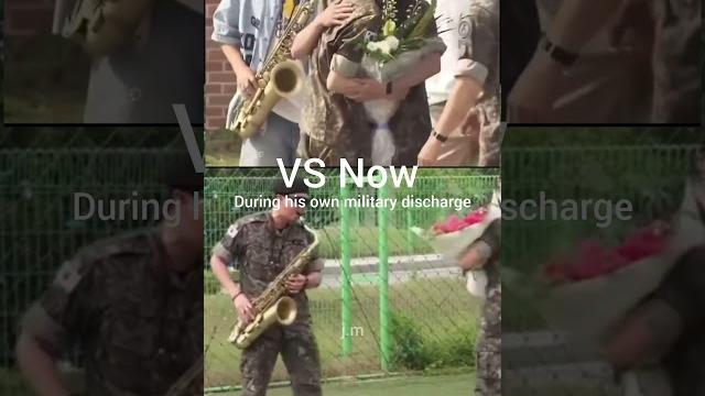 Namjoon got improved in playing trumpet than was during jin's military discharge.woow #namjin #bts Namjoon got improved in playing trumpet than was during jin's military discharge.woow #namjin #bts