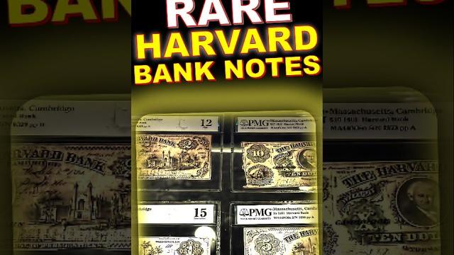 Extremely rare 4 harvard bank notes at pawnshop Extremely rare 4 harvard bank notes at pawnshop
