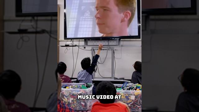 He rickrolled every school! He rickrolled every school!
