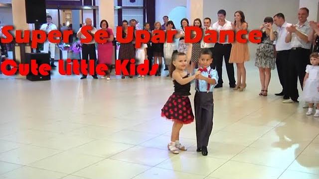 Cute little kids dance at the wedding Cute little kids dance at the wedding