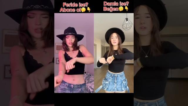 Kim iyi yapmış?feride özdinç damla eroğlu yeni tiktok dans akımvideosu vaquero vaquero trend #shorts Kim iyi yapmış?feride özdinç damla eroğlu yeni tiktok dans akımvideosu vaquero vaquero trend #shorts