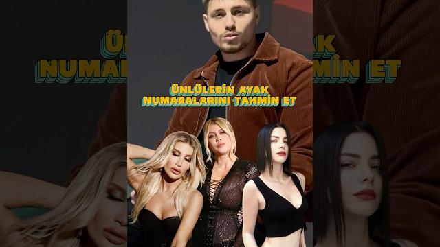 Ünlülerin ayak numaralarını tahmin et (wanda nara - i̇rem derici - merve boluğur) @onudiyorumm Ünlülerin ayak numaralarını tahmin et (wanda nara - i̇rem derici - merve boluğur) @onudiyorumm