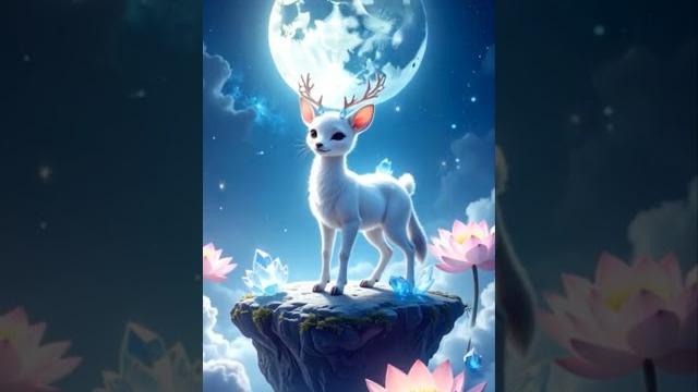 Moonlight deerling – so cute & peaceful Moonlight deerling – so cute & peaceful