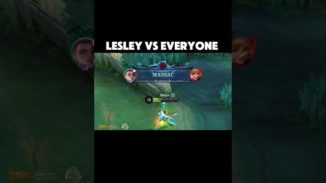 Lesley vs everyone #mobilelegends #mlbb #miyukigaming Lesley vs everyone #mobilelegends #mlbb #miyukigaming