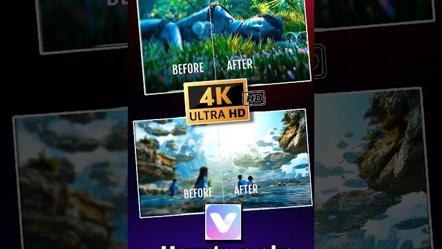 How to convert normal video to 4k ultra hd | normal video ko hd video kaise banaye |#shorts #editing How to convert normal video to 4k ultra hd | normal video ko hd video kaise banaye |#shorts #editing