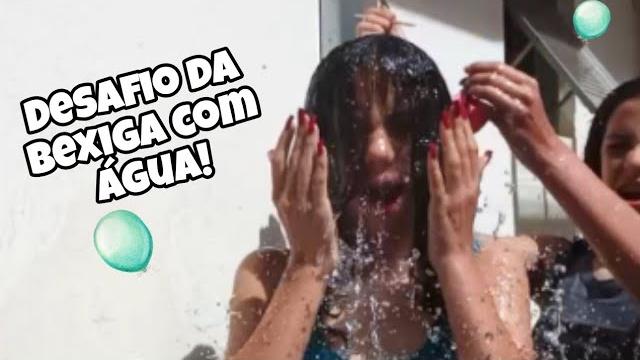 Desafio da bexiga com água #shortsvideo Desafio da bexiga com água #shortsvideo