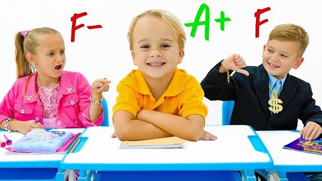 Kids show that knowledge at school is the most important thing Kids show that knowledge at school is the most important thing