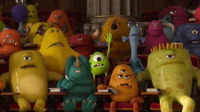 Monsters university: studying montage Monsters university: studying montage