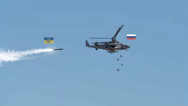 Scary moment! the crew of a russian kamov ka-50 combat helicopter jumps to survive from missiles. Scary moment! the crew of a russian kamov ka-50 combat helicopter jumps to survive from missiles.