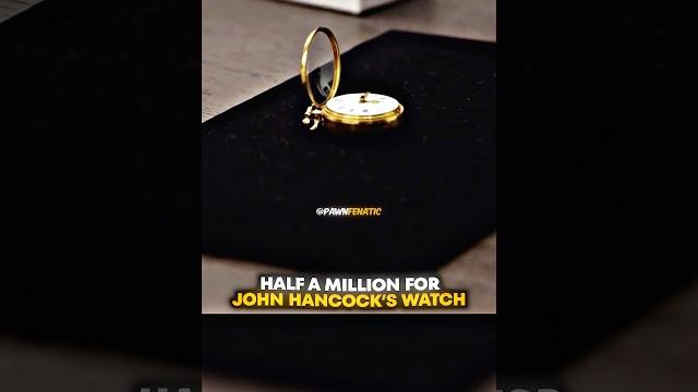 Half a million for john hancock’s watch ⏱️ Half a million for john hancock’s watch ⏱️
