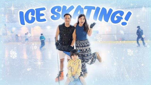 Pertama kalinya yuka-chan main ice skating! | vlog Pertama kalinya yuka-chan main ice skating! | vlog