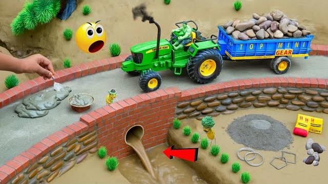Diy mini tractor underground water storage and retaining wall build science project|@topminigear Diy mini tractor underground water storage and retaining wall build science project|@topminigear