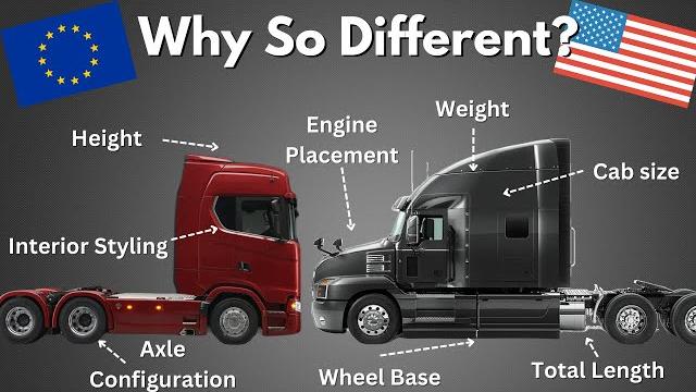 Why american and european trucks are so different Why american and european trucks are so different