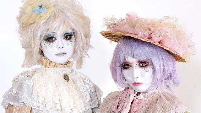 Shironuri makeup tutorial by minori - 白塗り メイク Shironuri makeup tutorial by minori - 白塗り メイク