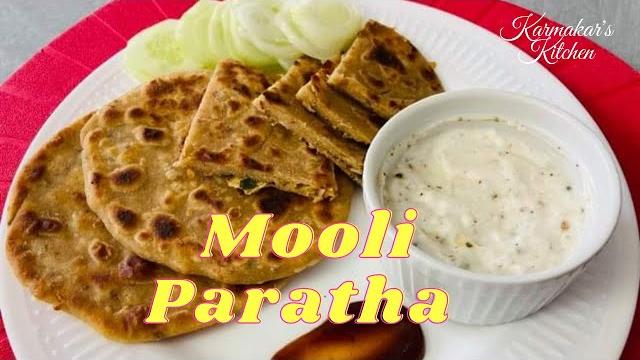 Mooli paratha recipe | mooli ka paratha | how to make mooli paratha | stuffed muli paratha recipe Mooli paratha recipe | mooli ka paratha | how to make mooli paratha | stuffed muli paratha recipe