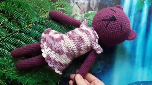 Сплюшка кошечка крючком Сплюшка кошечка крючком