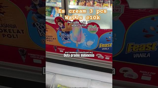 Promo es krim walls 10k dapat 3 #promo #eskrimpromo #diskon #walls #fulimart #sedayu #shortsviral Promo es krim walls 10k dapat 3 #promo #eskrimpromo #diskon #walls #fulimart #sedayu #shortsviral