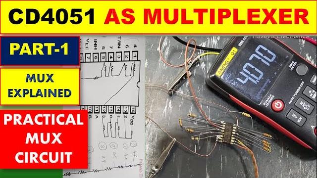 {496} cd4051 8 channel analog multiplexer / demultiplexer - explained multiplexer analog switch {496} cd4051 8 channel analog multiplexer / demultiplexer - explained multiplexer analog switch