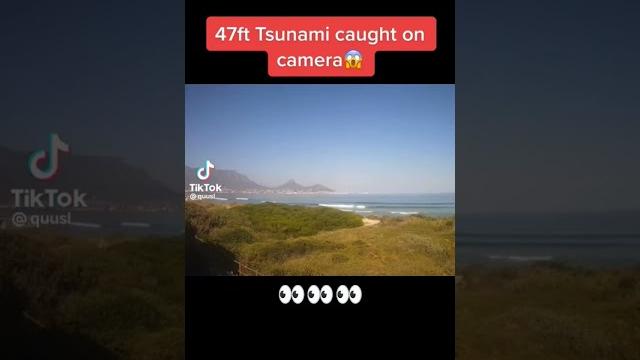 Tsunami caught on camera Tsunami caught on camera