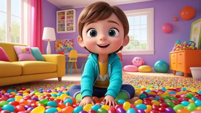 Where oh where did the jelly beans go? | playful hunt nursery rhyme for kids | fun sing along song Where oh where did the jelly beans go? | playful hunt nursery rhyme for kids | fun sing along song