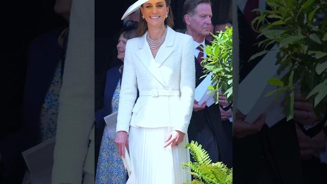 Catherine returned to the annual order of the garter service at windsor castle on june 16, 2025 Catherine returned to the annual order of the garter service at windsor castle on june 16, 2025