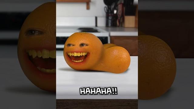 Orange's butt grows when he laughs! Orange's butt grows when he laughs!