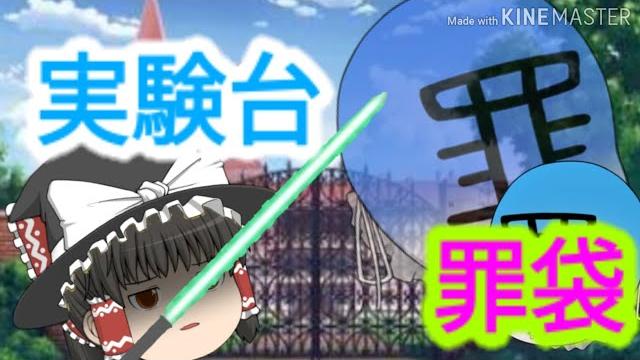 実験台罪袋 実験台罪袋