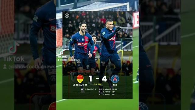 Psg destroyed orleans 4-1 Psg destroyed orleans 4-1