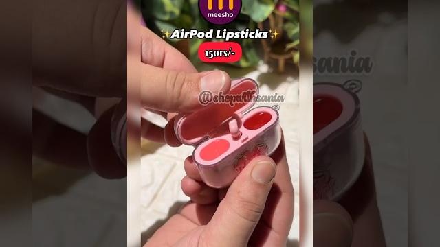 Airpods lippie ️#shorts #youtubeshorts #meesho #shopwithsania #trending #makeup #viral #korean Airpods lippie ️#shorts #youtubeshorts #meesho #shopwithsania #trending #makeup #viral #korean