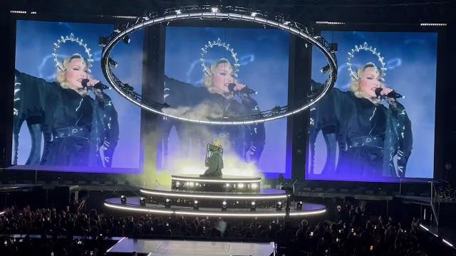Madonna at madison square garden. january 29, 2024 Madonna at madison square garden. january 29, 2024