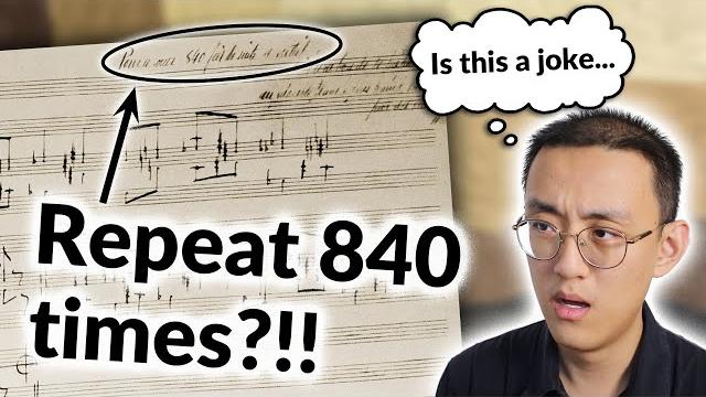 The longest piano piece: vexations The longest piano piece: vexations