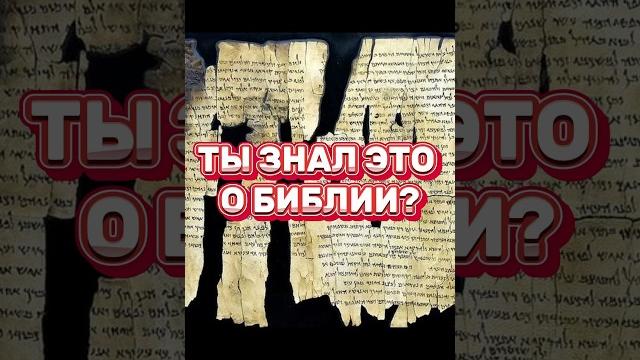 ⁉️3 интересных факта о библии #библия ⁉️3 интересных факта о библии #библия
