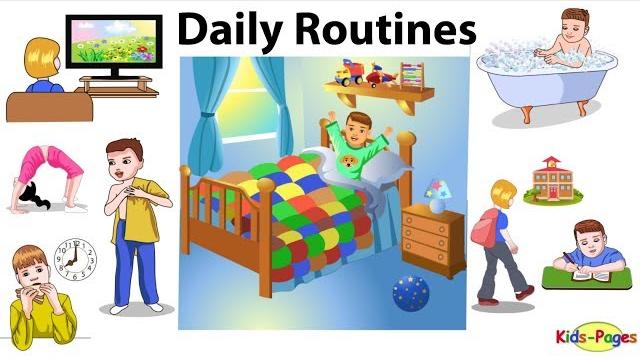 Daily routines vocabulary Daily routines vocabulary