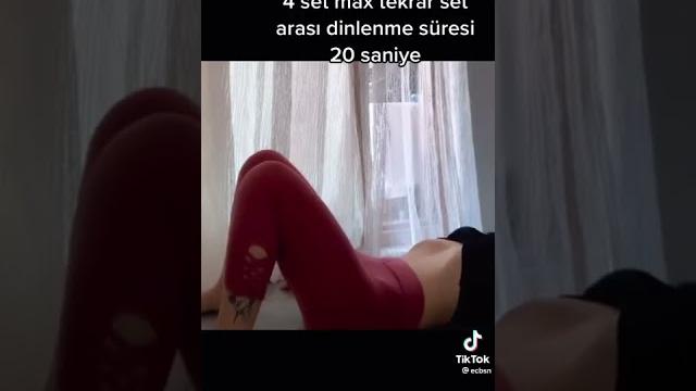 Ecbsn evde ekipmansız kalça-bacak antrenmanı Ecbsn evde ekipmansız kalça-bacak antrenmanı