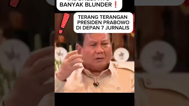 Indonesia itu banyak blunder #presidenprabowo Indonesia itu banyak blunder #presidenprabowo