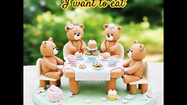 Teddy tea party cake! which bear would you invite first #cake #cakedecorating #fondant Teddy tea party cake! which bear would you invite first #cake #cakedecorating #fondant