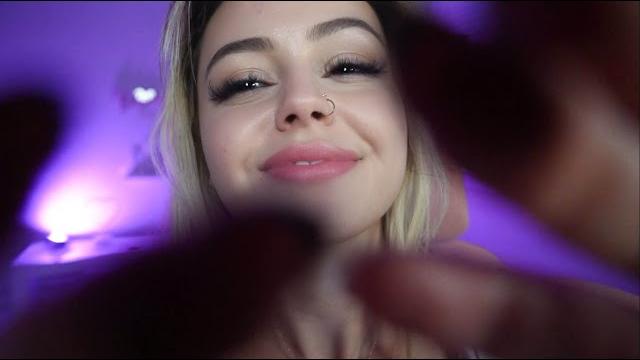 Lens tapping and kissing asmr minimal talking Lens tapping and kissing asmr minimal talking