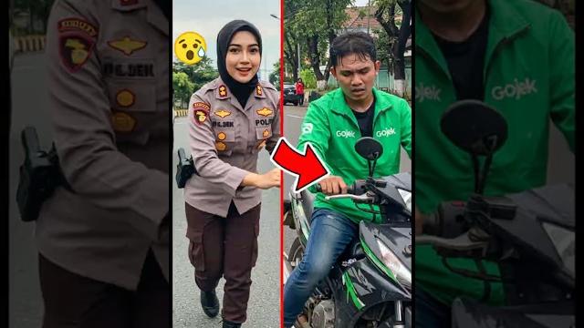 Viral! cewek polisi ini bikin kaget driver gojek – nggak nyangka endingnya #shorts #polwancantik Viral! cewek polisi ini bikin kaget driver gojek – nggak nyangka endingnya #shorts #polwancantik