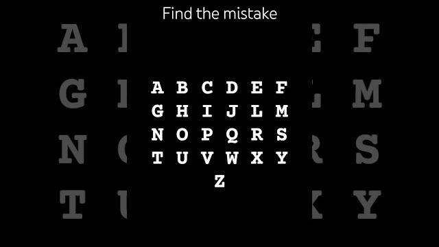 Find the mistake Find the mistake