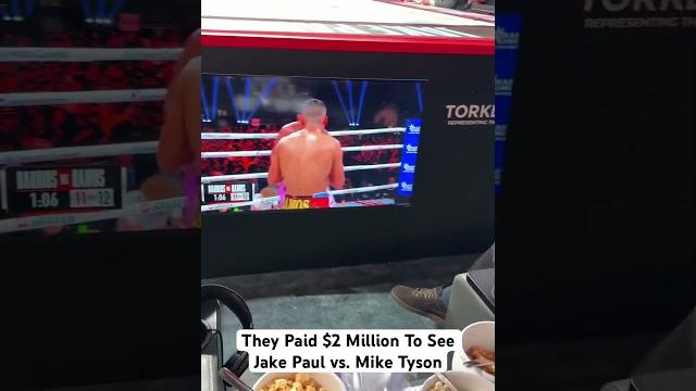 They paid $2 million for these jake paul vs. mike tyson seats! They paid $2 million for these jake paul vs. mike tyson seats!