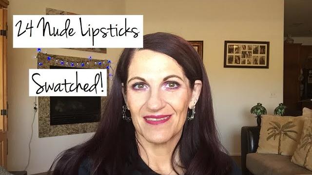 Nude lipstick options with swatches Nude lipstick options with swatches